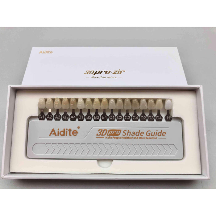 Aidite Shade Guide Aidite 3Dpro-zir Multilayer Shade Guide