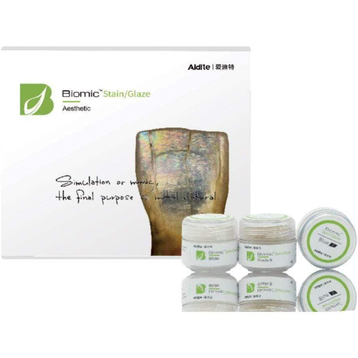 Aidite Stains and Glazes Biomic Stain Kit - Basic or Aesthetic