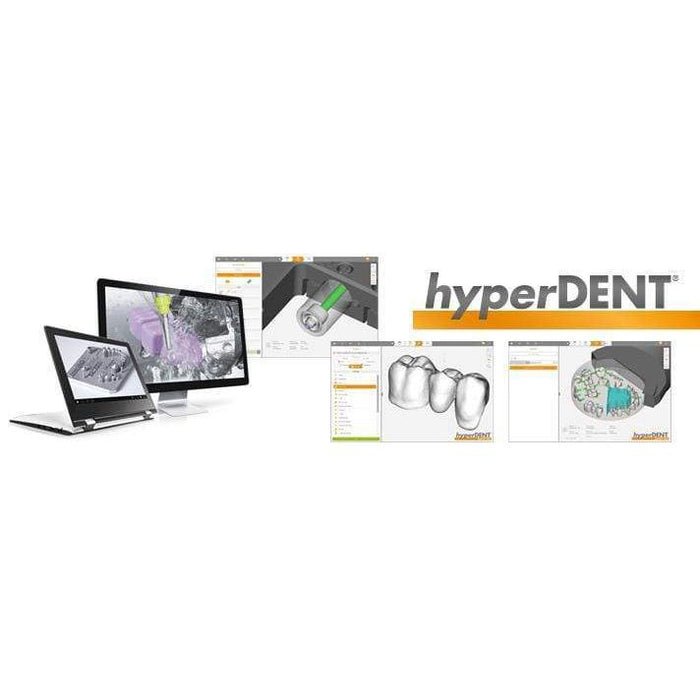 Follow-Me Technology CAM Software Hyperdent Toolpath 3+2  Axis Package Year 1