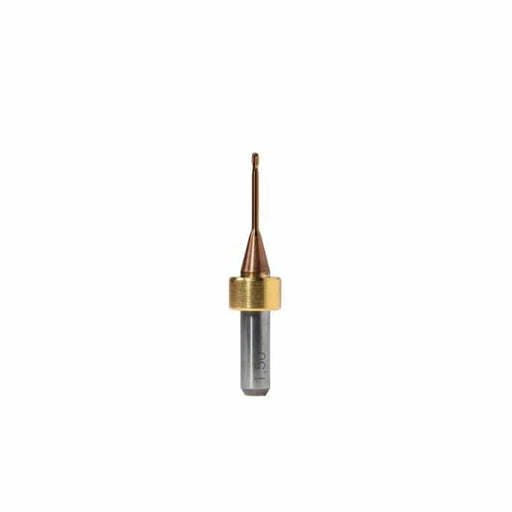 imes-icore GmbH Milling Burrs Coritec T64 - 1.5 I 6.0 mm Shaft Torus Milling Tool (R=0.08mm, L=15mm, Two Blades) TI/COCR